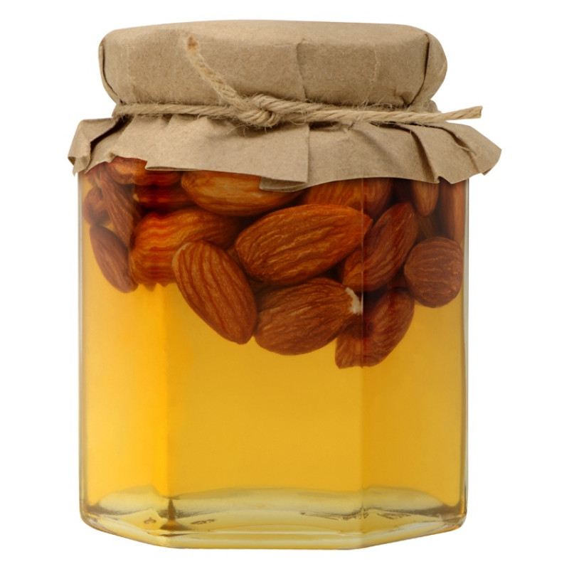 Сувенирный набор "Мед с миндалем" 250 гр Сувенирный набор "Мед с миндалем" 250 гр