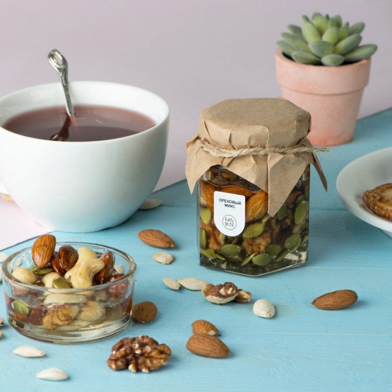Мед ореховый микс, 250 г