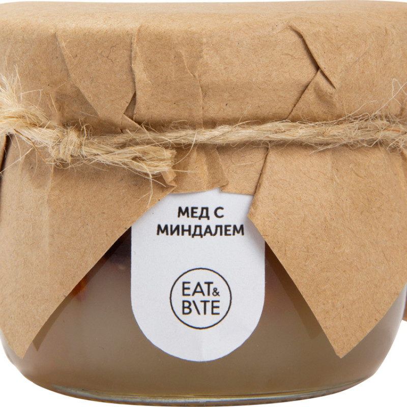 Сувенирный набор "Мед с миндалем" 120 гр