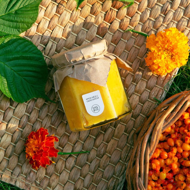 Крем-мёд с облепихой, 250 г