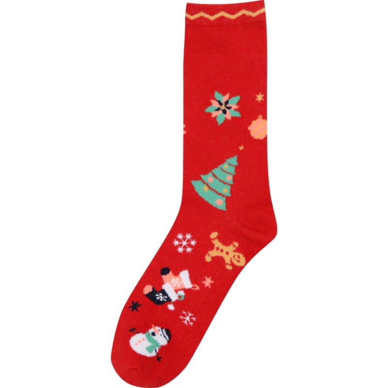 Носки в шаре "Рождество" мужские, красный