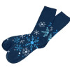 Носки в шаре "Снежинка" мужские, синий Носки в шаре "Снежинка" мужские, синий