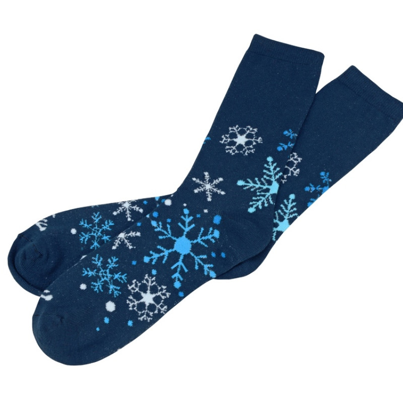 Носки в шаре "Снежинка" мужские, синий Носки в шаре "Снежинка" мужские, синий