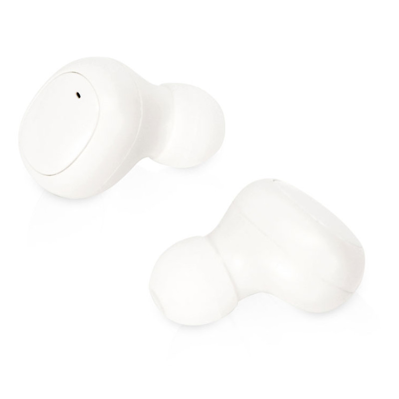 Беспроводные наушники TWS в кейсе Volts. Evolt, белый, пластик