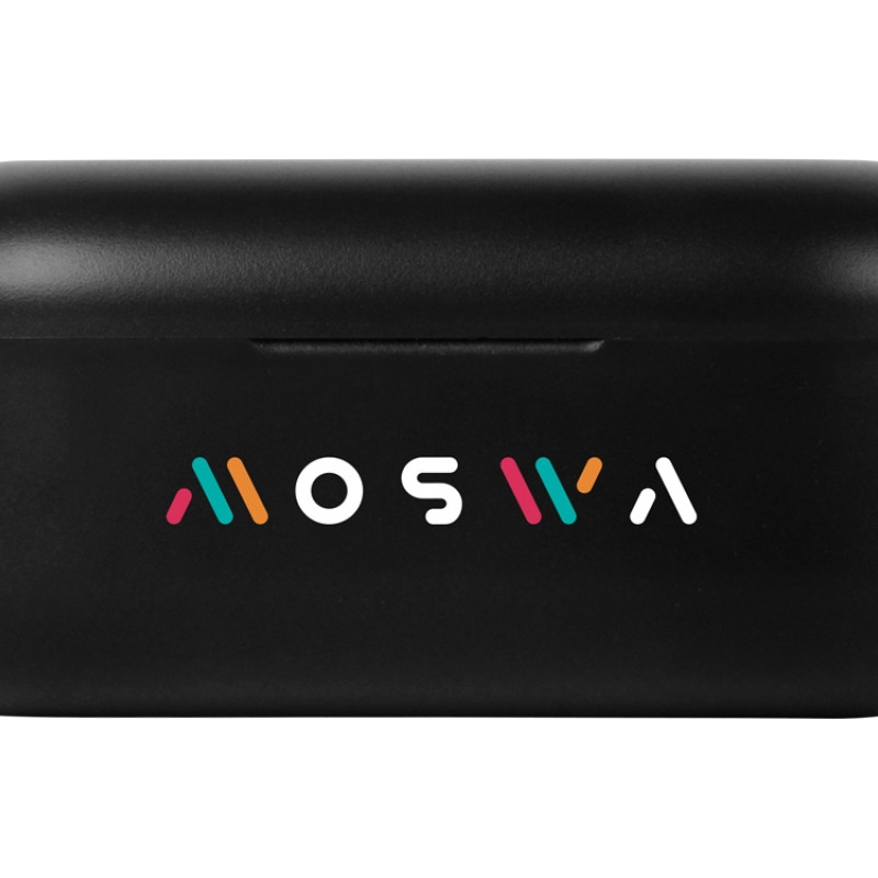 Беспроводные наушники TWS в кейсе Volts. Evolt, черный, пластик