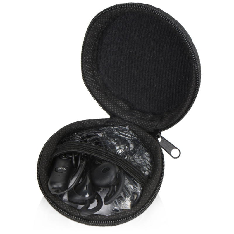 Беспроводные наушники «Get Up» с чехлом, черный