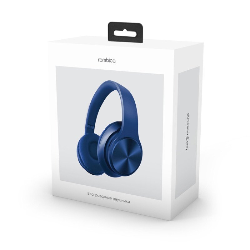 Беспроводные наушники Rombica MySound BH-14 Blue (Р) Беспроводные наушники Rombica MySound BH-14 Blue (Р)