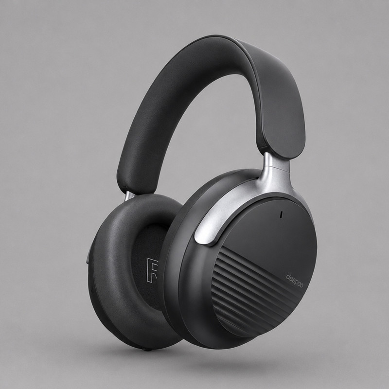 Беспроводные накладные наушники Stereo Vibe, BT 5.4, 400 мАч, черный, Deppa Беспроводные накладные наушники Stereo Vibe, BT 5.4, 400 мАч, черный, Deppa