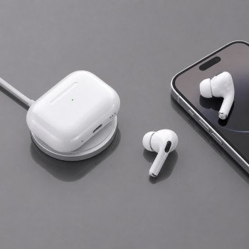 Беспроводные наушники с микрофоном Air Nova 2, TWS, BT5.4, 300 мАч, QI, белый, Deppa