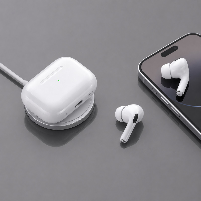 Беспроводные наушники с микрофоном Air Nova 2, TWS, BT5.4, 300 мАч, QI, белый, Deppa Беспроводные наушники с микрофоном Air Nova 2, TWS, BT5.4, 300 мАч, QI, белый, Deppa