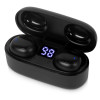 Беспроводные наушники TWS в кейсе Volts. Evolt, черный, пластик