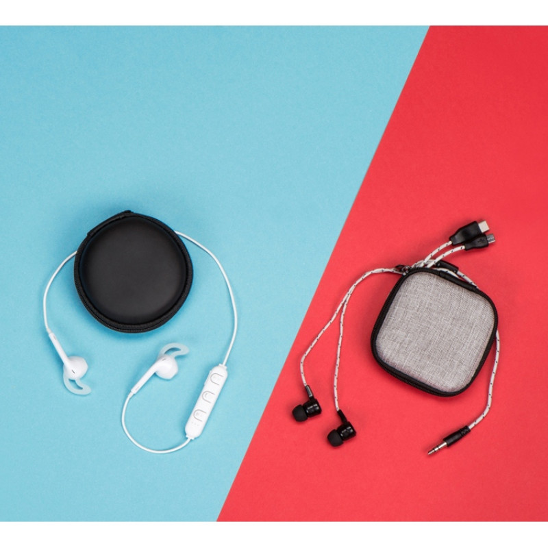 Беспроводные наушники «Get Up» с чехлом, белый