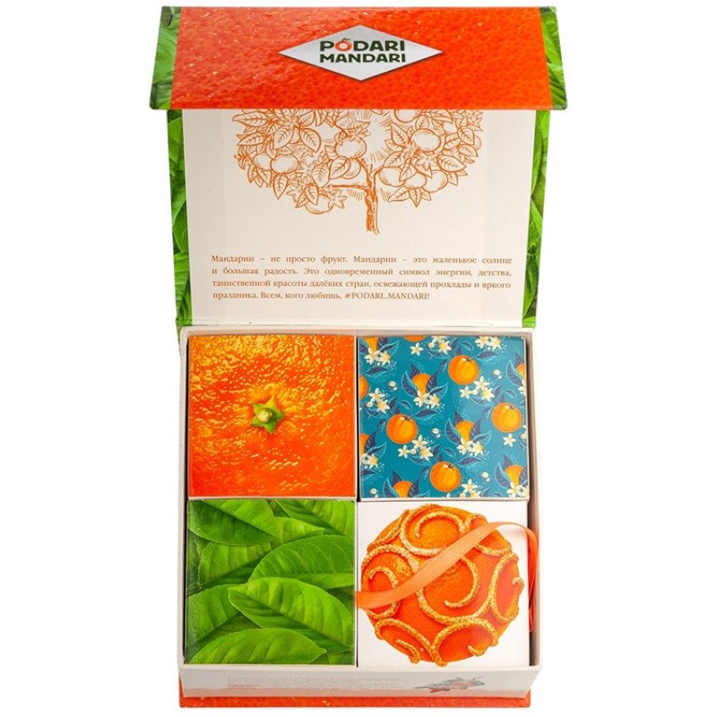 Подарочный набор с чаем и сладостями "ПодариМандари"