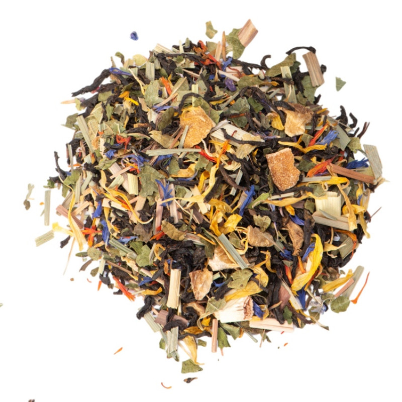 Чай черный, серия "Essence",  банный королевский, стеклянная банка