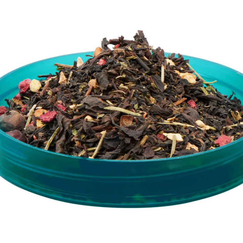 Чай "С НОВЫМ ГОДОМ !" с пихтой, можжевельником и пряностями 55 г.