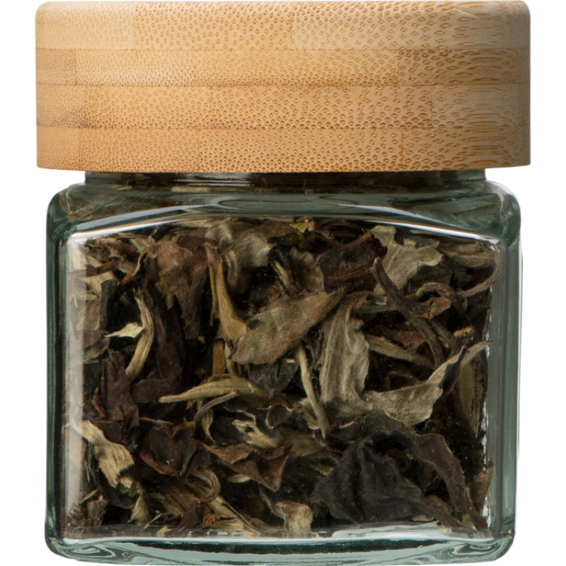 Чай белый, серия "Ceremony", Бай Му Дань (белый пион), стеклянная банка