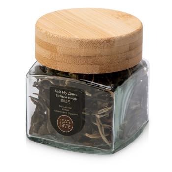 Чай белый, серия "Ceremony", Бай Му Дань (белый пион), стеклянная банка