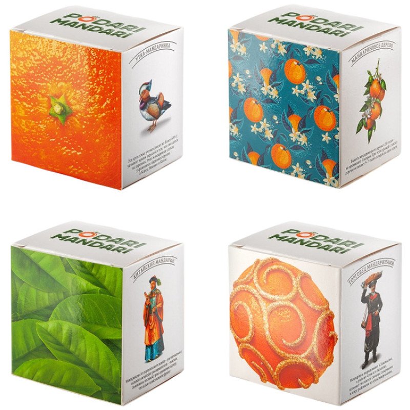 Подарочный набор с чаем и сладостями "ПодариМандари"