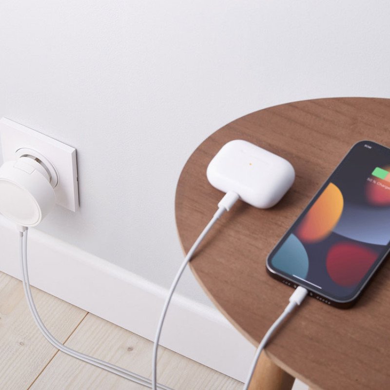 Адаптер питания USB Poweron, белый Адаптер питания USB Poweron, белый