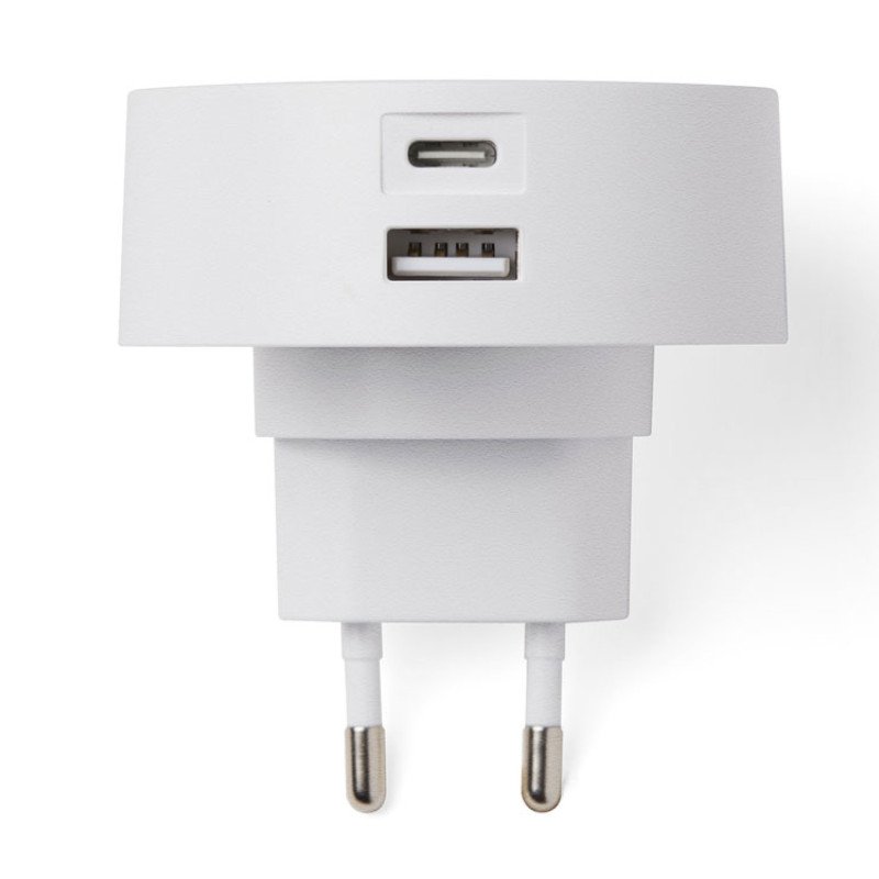 Адаптер питания USB Poweron, белый Адаптер питания USB Poweron, белый