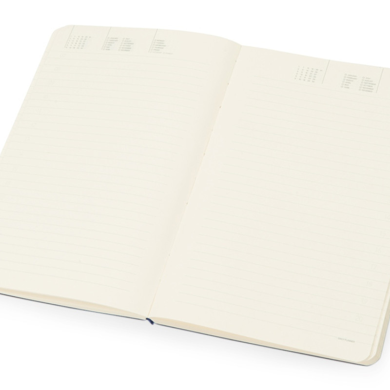 Ежедневник А5 недатированный «Megapolis Flex», темно-синий Navy (Р)