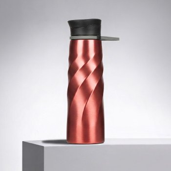 Бутылка для воды «Athletica», 1000 мл, нержавеющая сталь, красный