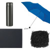 Подарочный набор с зонтом и термосом, синий