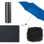 Подарочный набор с зонтом и термосом, синий