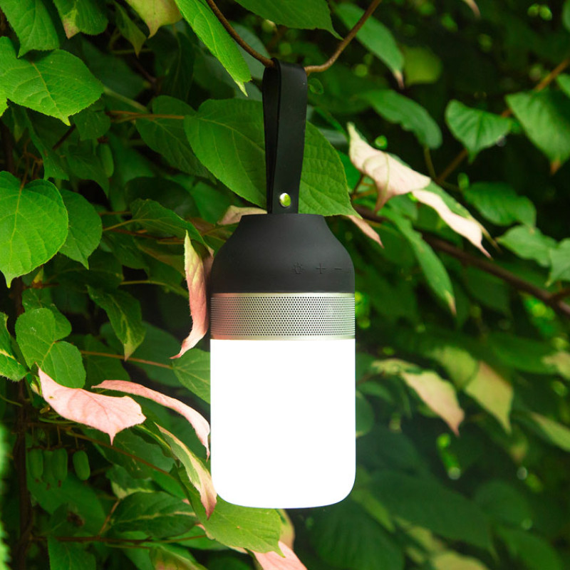 Подарочный набор с колонкой и термосом «Black&White», белый/черный