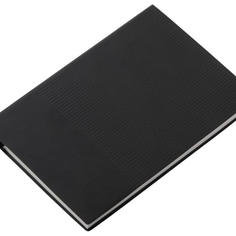 Набор блокнот в гибкой обложке А5 и металлическая шариковая ручка "Nabokov", черный