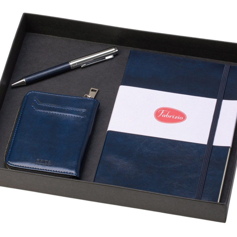 Подарочный набор "Fabrizio Small", темно-синий