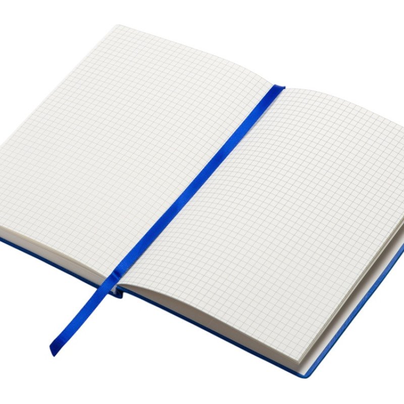 Набор блокнот в гибкой обложке А5 и металлическая шариковая ручка "Nabokov", синий