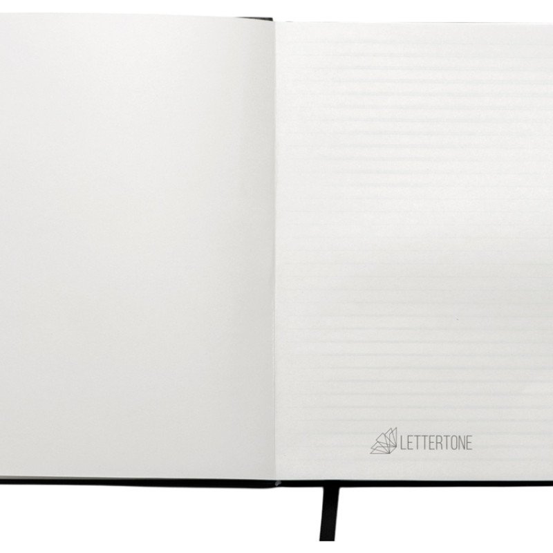 Набор блокнот в гибкой обложке А5 и металлическая шариковая ручка "Nabokov", черный