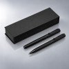 Подарочный набор из 2-х ручек "Black Lama" soft-touch, черный
