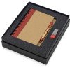 Подарочный набор Essentials с флешкой и блокнотом А5 с ручкой, красный