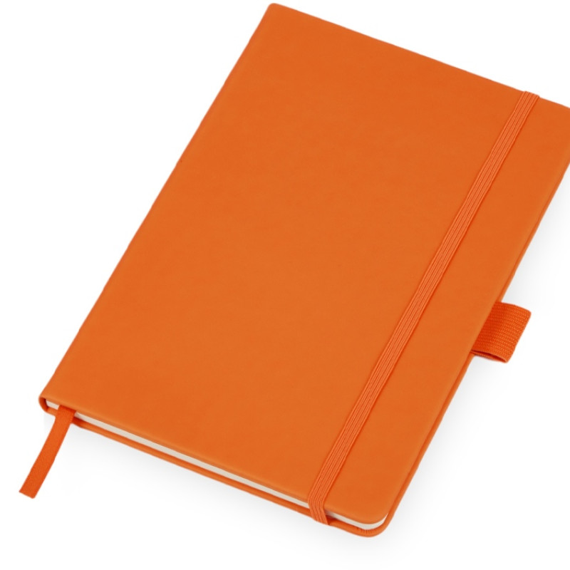 Подарочный набор Vision Pro soft-touch с ручкой и блокнотом А5, оранжевый