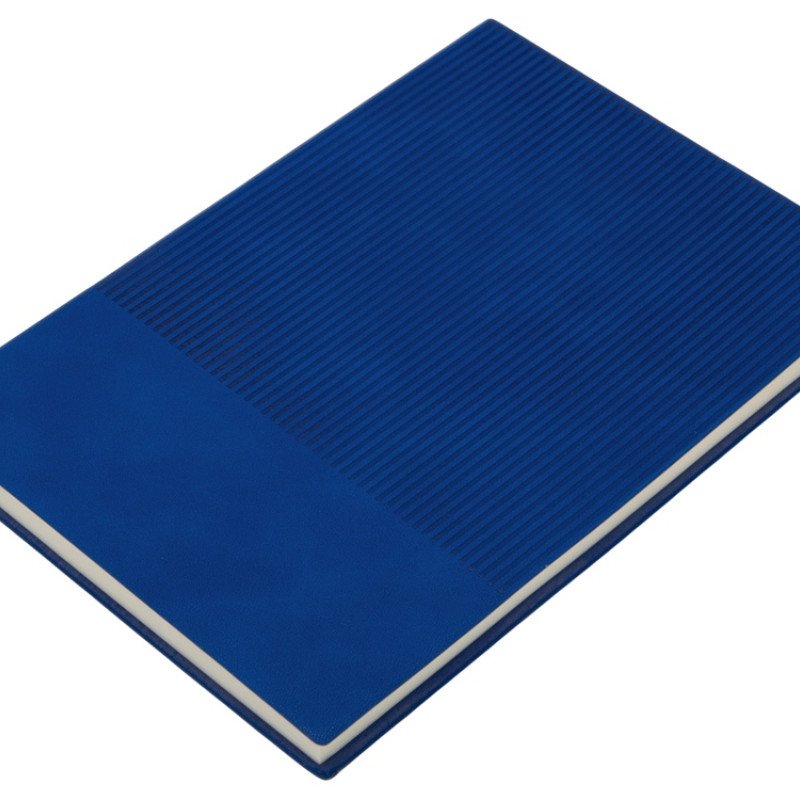 Набор блокнот в гибкой обложке А5 и металлическая шариковая ручка "Nabokov", синий