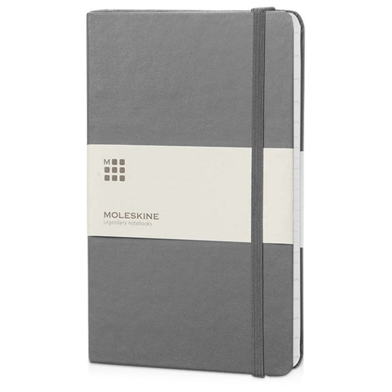 Подарочный набор Moleskine Hemingway с блокнотом А5 и ручкой, серый