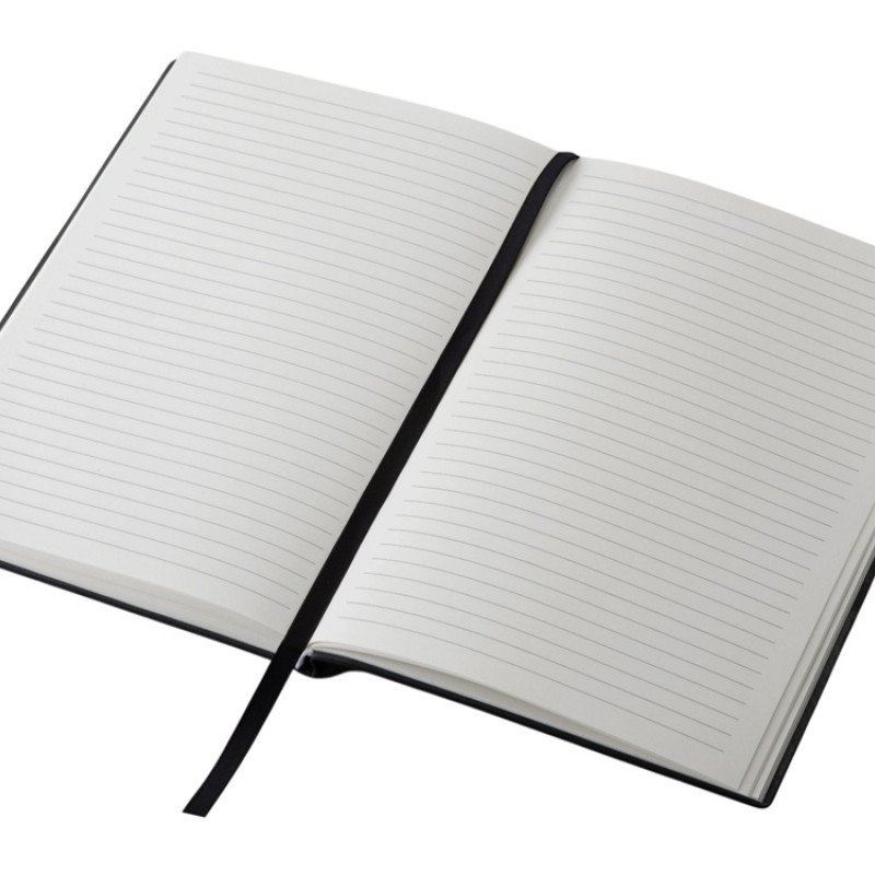 Набор блокнот в гибкой обложке А5 и металлическая шариковая ручка "Nabokov", черный