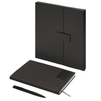 Подарочный набор "Bradburry &Co" с блокнотом А5 и ручкой, черный