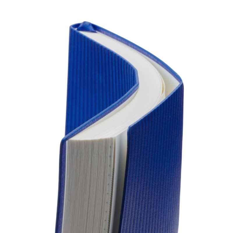 Набор блокнот в гибкой обложке А5 и металлическая шариковая ручка "Nabokov", синий