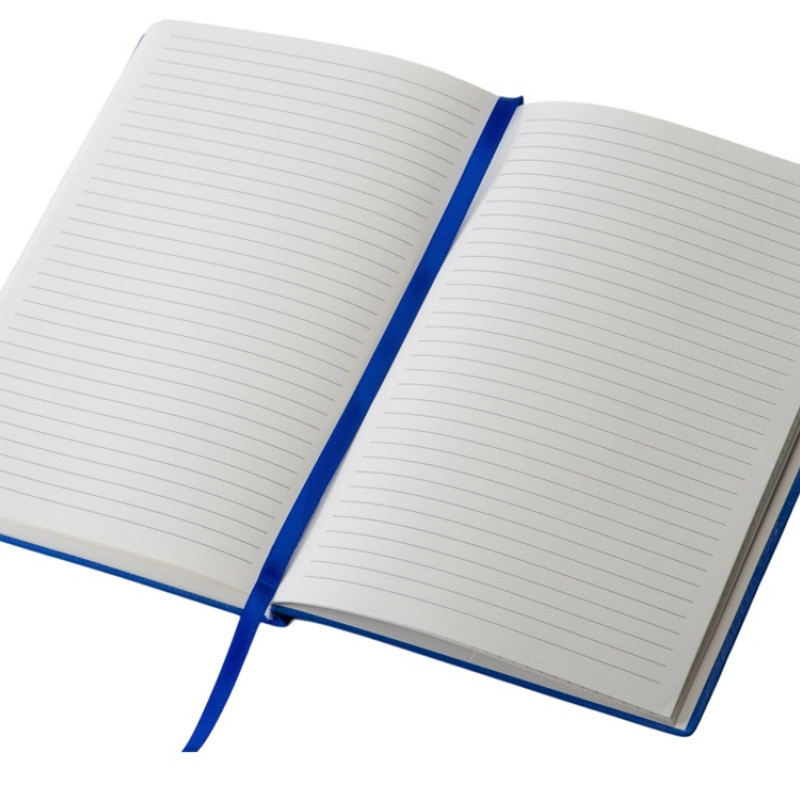 Набор блокнот в гибкой обложке А5 и металлическая шариковая ручка "Nabokov", синий