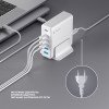 Зарядная станция 4xUSB Type-C, 2xUSB, PD, QC, 160Вт, белый, Deppa
