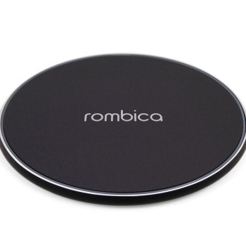 Беспроводное зарядное устройство Rombica  «NEO Core Quick» c быстрой зарядкой, черный (с лого) (Р)
