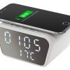 Настольные часы с функцией беспроводной зарядки "Wake", 10 Вт