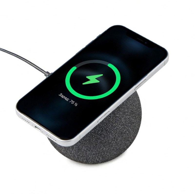 Портативная колонка с беспроводной зарядкой «Ареа», 5 Вт