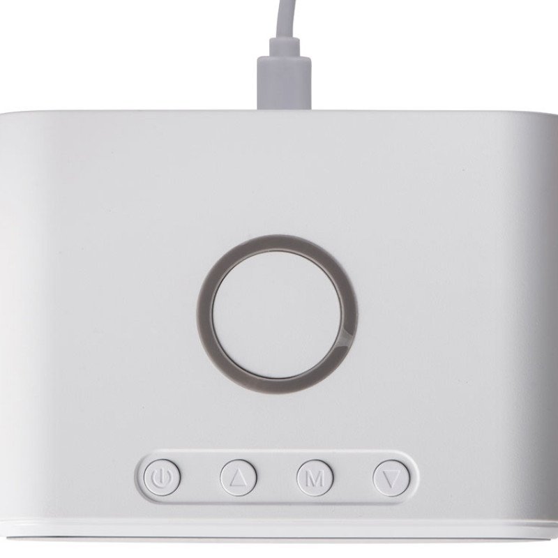 Настольные часы с функцией беспроводной зарядки "Wake", 10 Вт