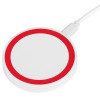 Беспроводное зарядное устройство «Dot», 5 Вт, белый/красный