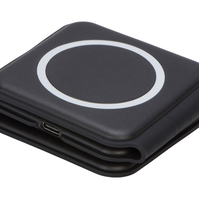 Беспроводное зарядное устройство 3-в-1 «Road», 15 Вт, черный