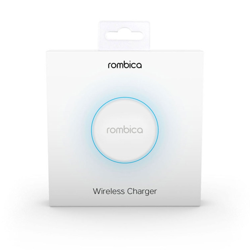 Беспроводное зарядное устройство Rombica  «NEO Core Quick» c быстрой зарядкой, белый (с лого)